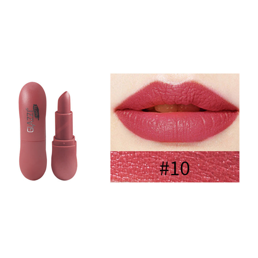 12-Color Matte Lipstick Set for Long-Lasting Color