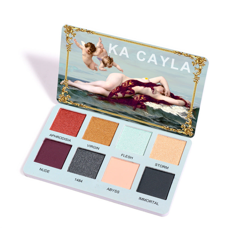 8-Color Eyeshadow Palette for Matte, Pearl & Glitter