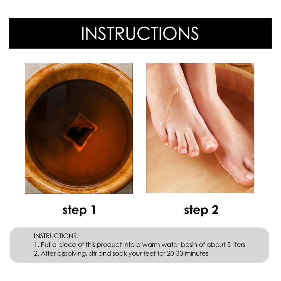 Herbal Foot Soak Beads for Tired, Stiff Feet at Home