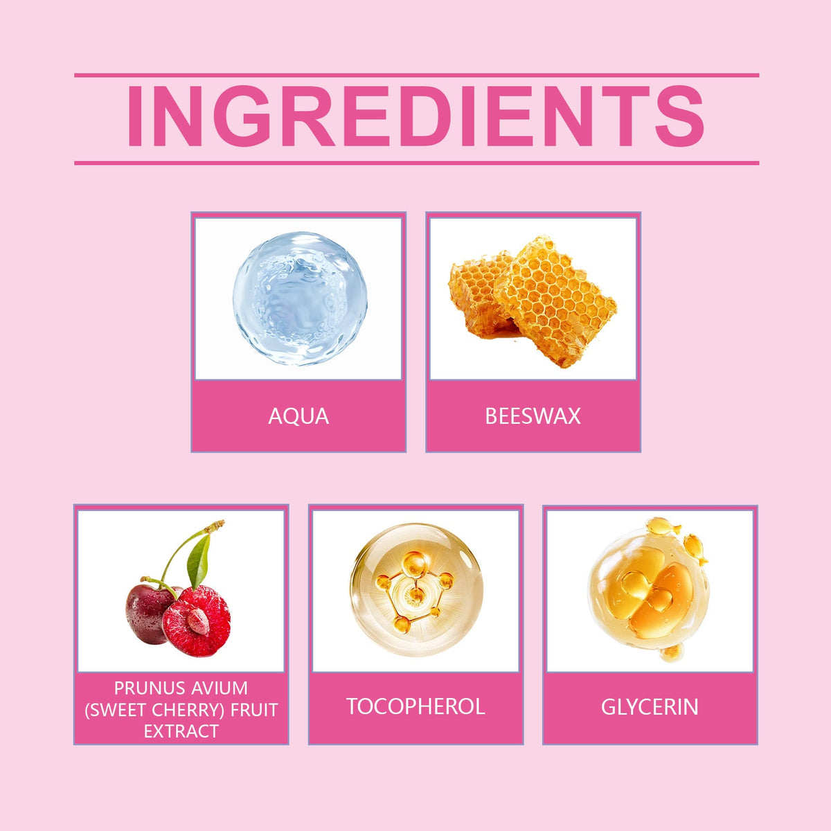 Cherry Lip Mask, Lip Repair, Anti-Cracking, Moisturizing