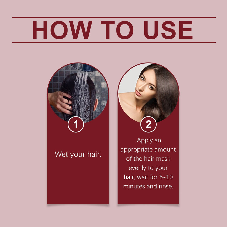 Purple Hair Mask for Deep Nourishment, Shine and Smoothness