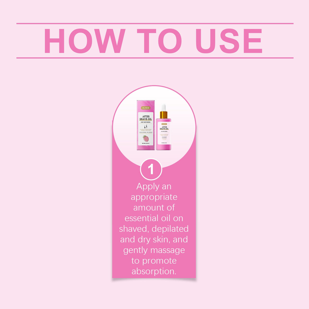 Strawberry Aftershave Oil for Razor Burn & Dry Skin