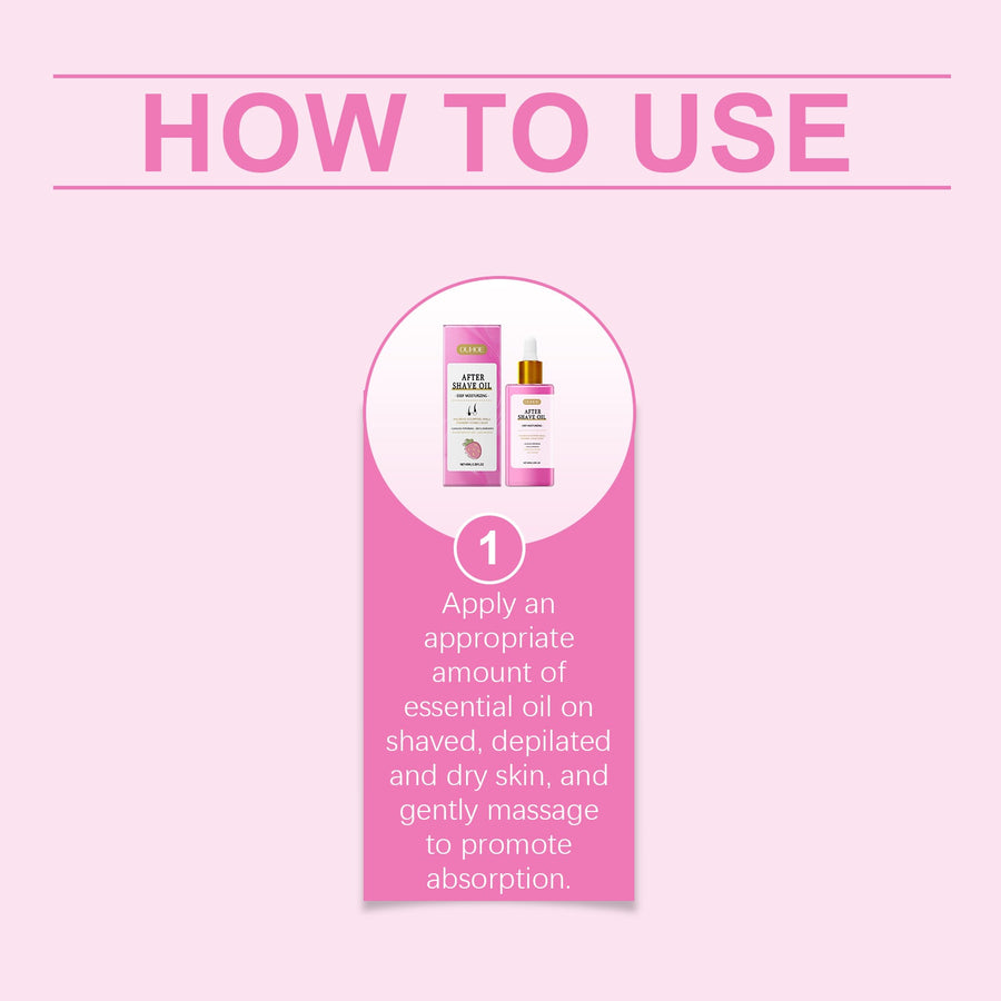 Strawberry Aftershave Oil for Razor Burn & Dry Skin