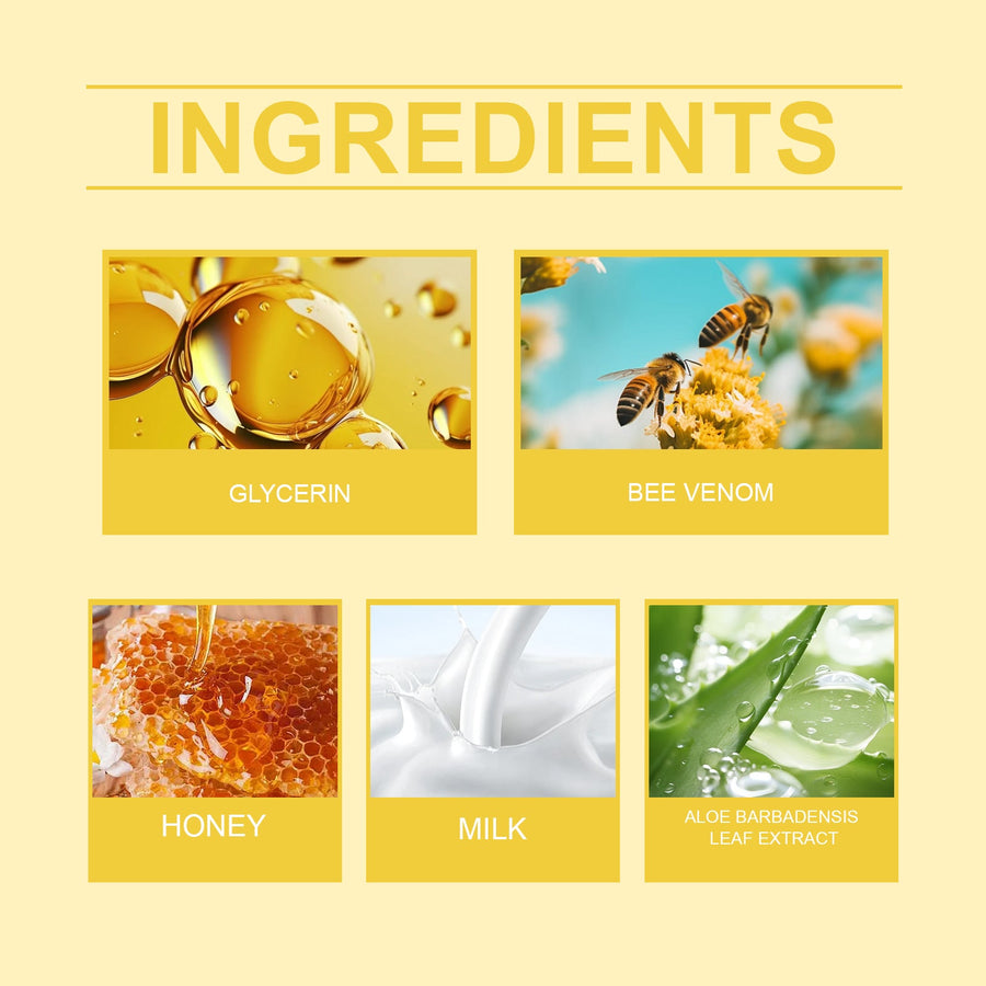 Bee Venom Milk Depilatory Cream for Face & Body
