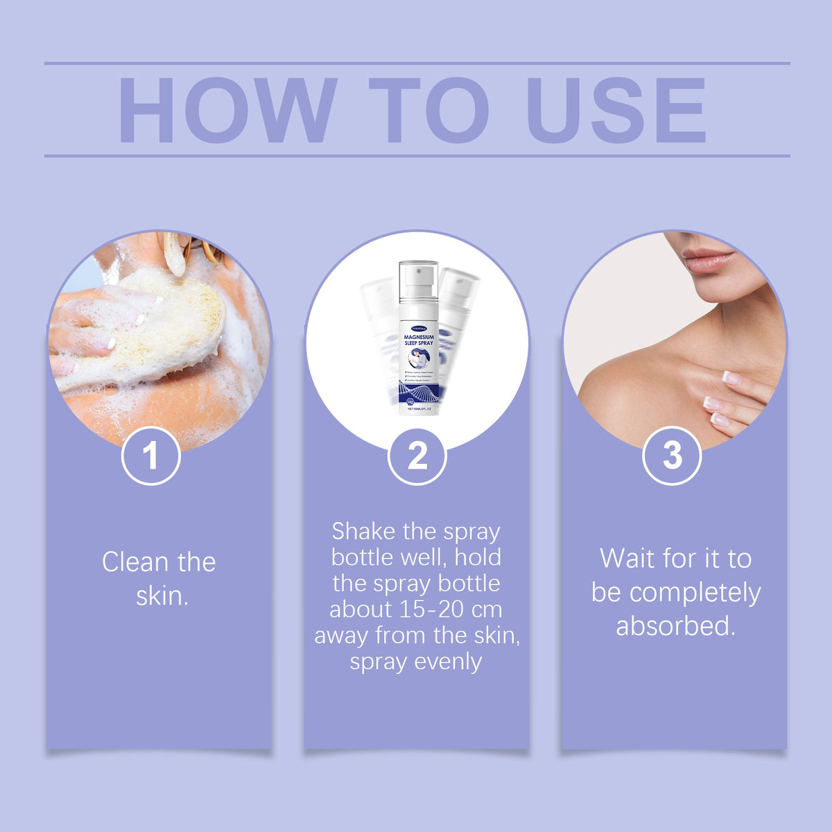 Woodsleep Magnesium Oil Spray Improves Sleep And Relieves Fa