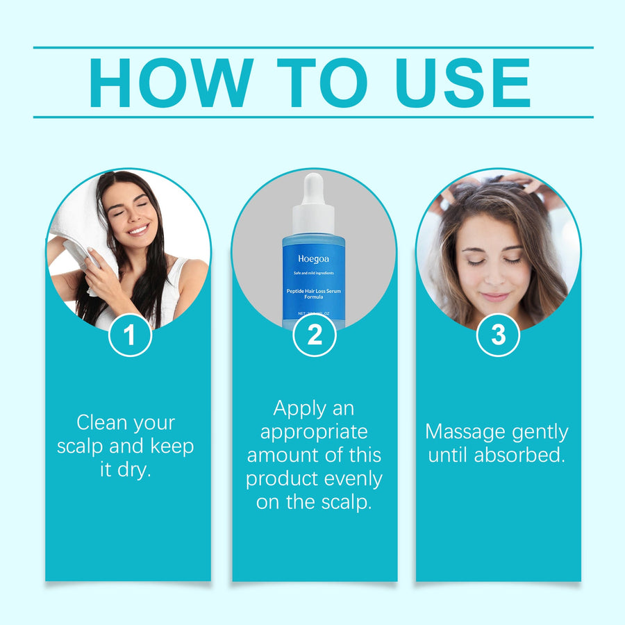 Peptide Hair Serum for Smoother, Shinier-Looking Hair