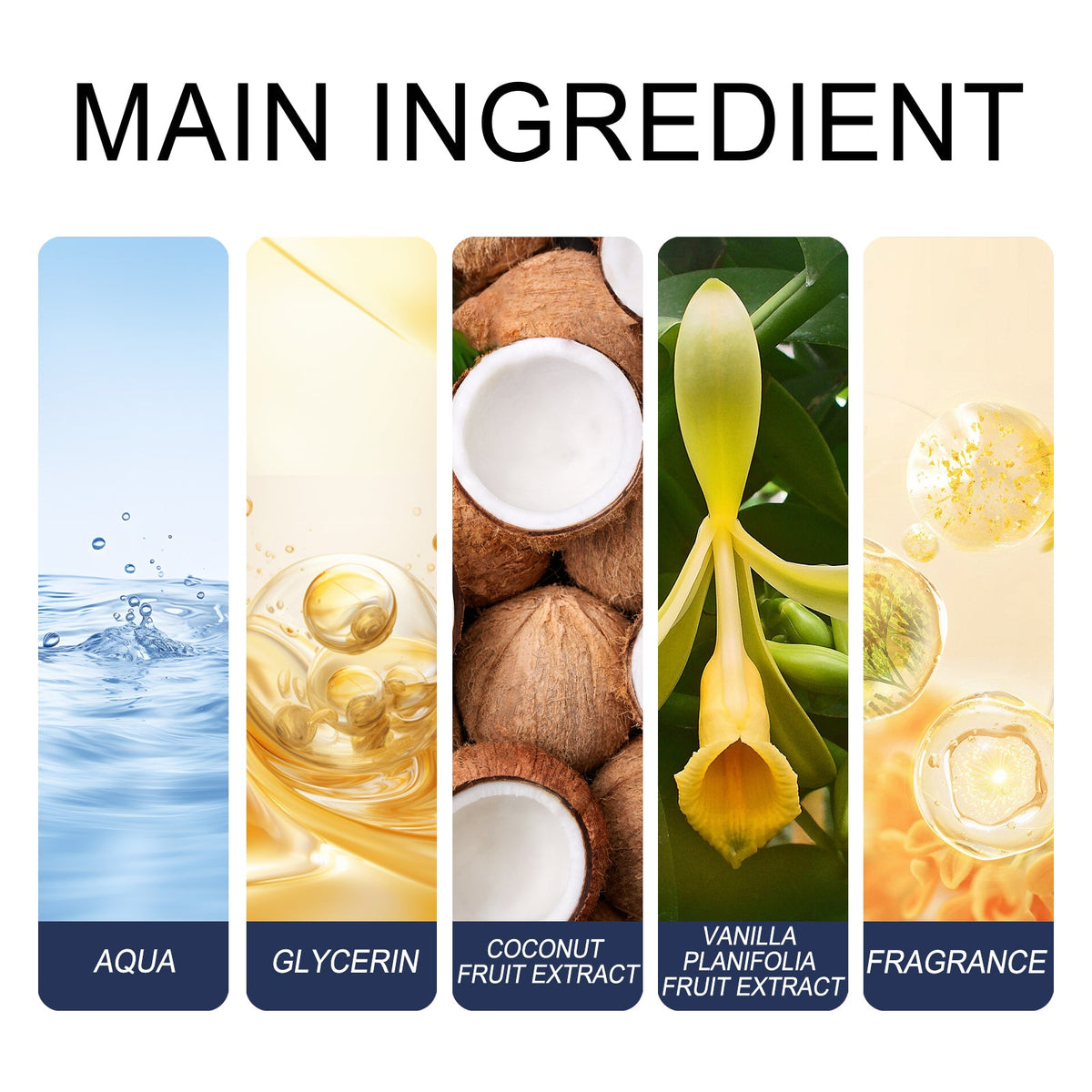 Coconut Vanilla Antiperspirant Beads Roll-On Deodorant
