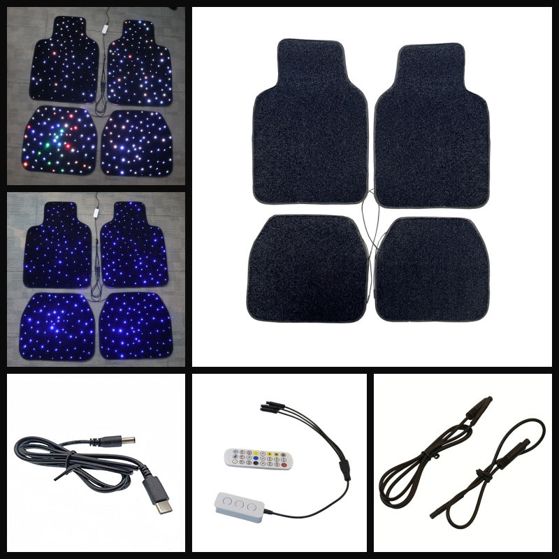 Starlight Fiber Optic Mats — Your Car, Now a Luxury Lounge