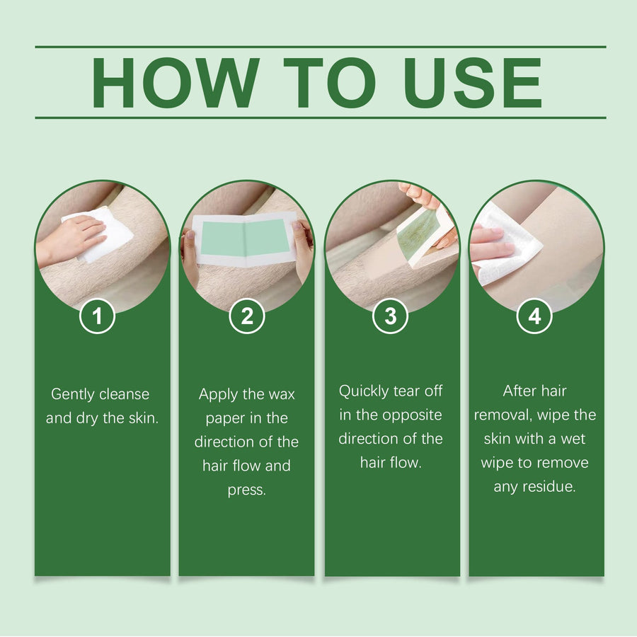 Viareline Wax Strips - Gentle At-Home Hair Removal