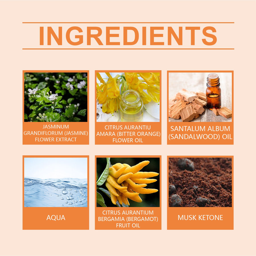 Sandalwood Eau De Toilette for Women, Fresh Daily Scent