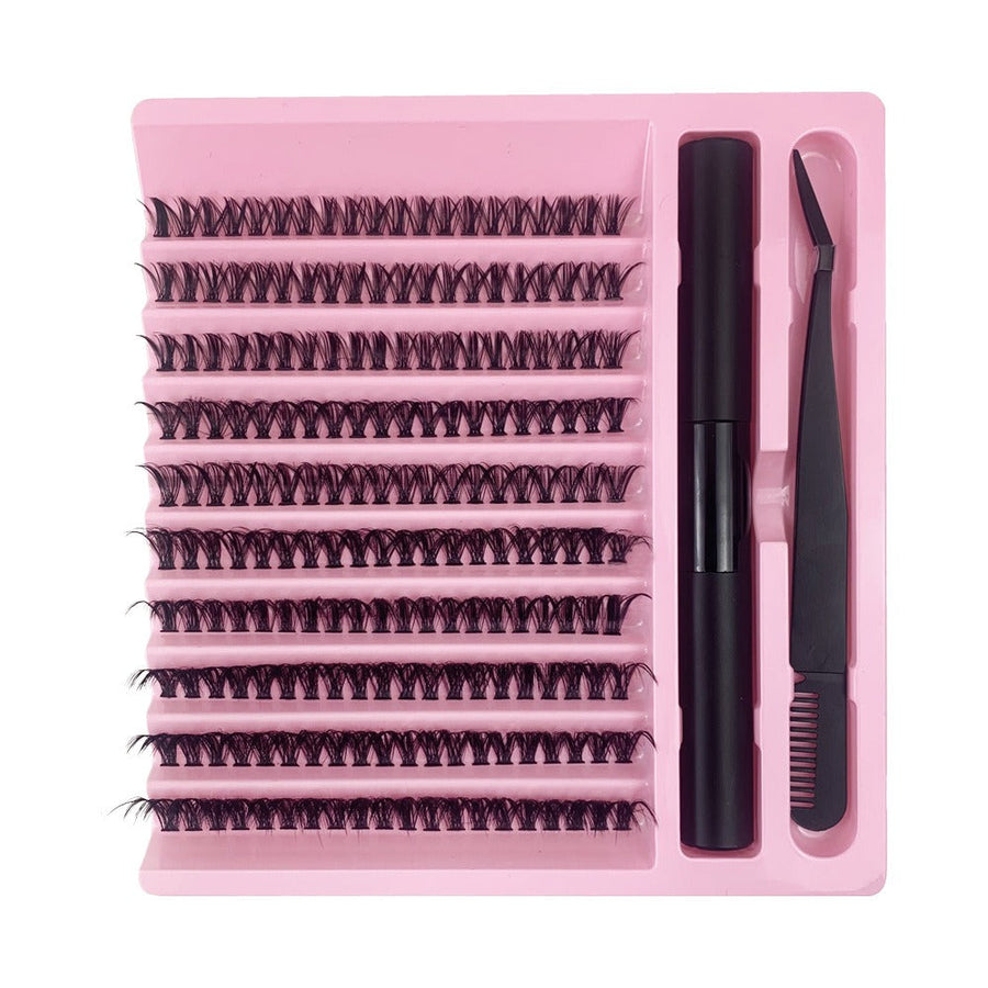 DIY Cluster Eyelash Extensions with Custom 8–16mm Lengths