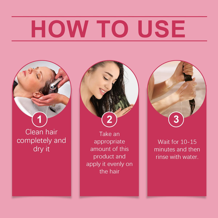 Keratin Hair Mask for Dry, Damaged Hair Shine Treatment