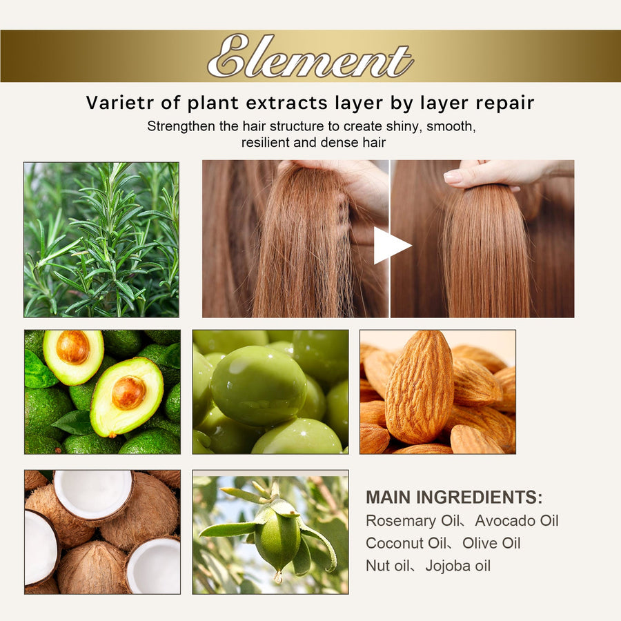 Keratin Hair Serum for Shine and Dry Frizz Control
