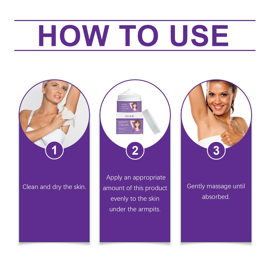 Underarm Odor Cream With Mild Long-Lasting Protection