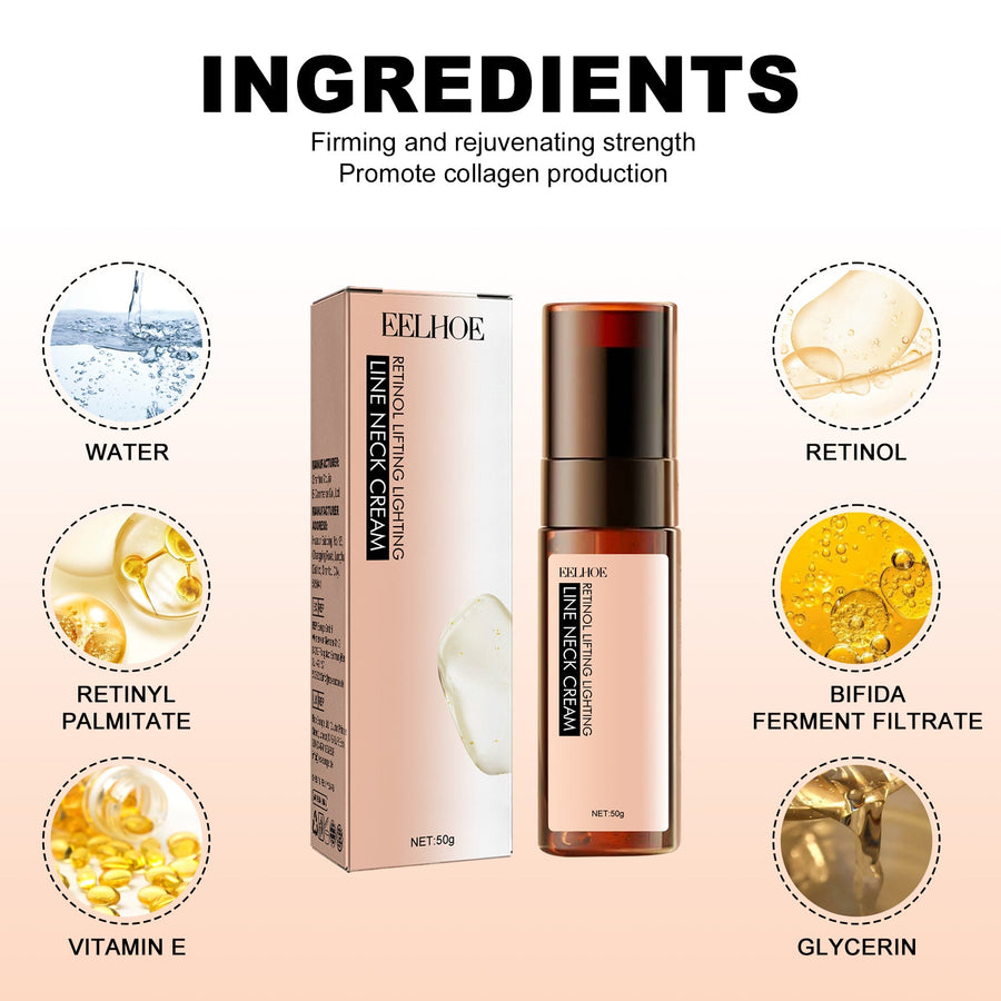 Retinol Neck Cream for Wrinkles & Sagging Skin