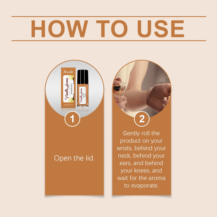 Vanilla Orange Roll-On Perfume for Long-Lasting Charm