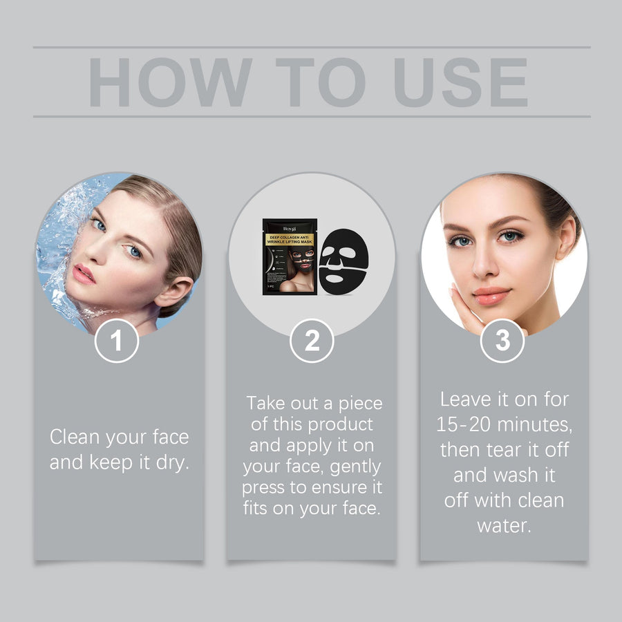 Collagen Hydrogel Face Mask for Fine Lines & Firmness