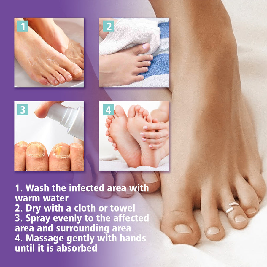Nail Fungus Spray for Soothing Cooling Daily Nail Care