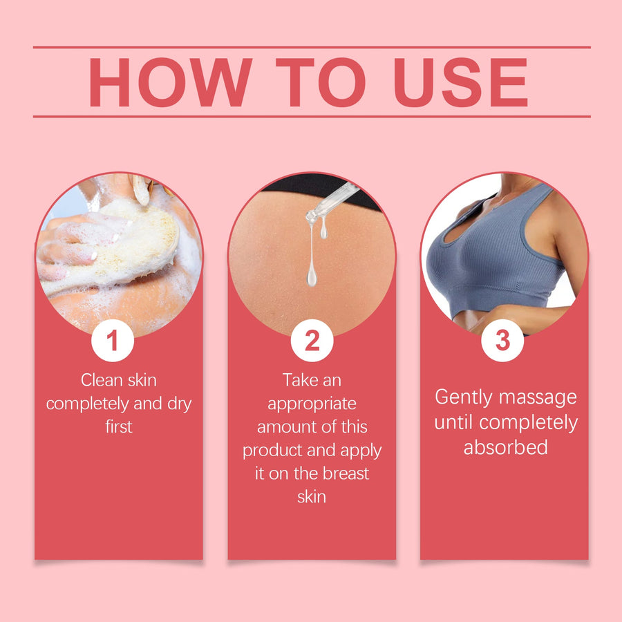 Herbal Chest Massage Oil for Firmer, Nourished Skin