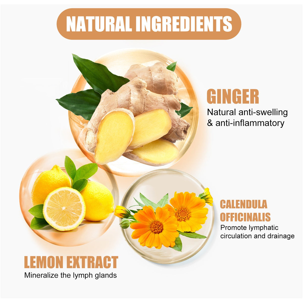 Ginger Lymphatic Body Shaping Body Wash, Cleans And Relieves