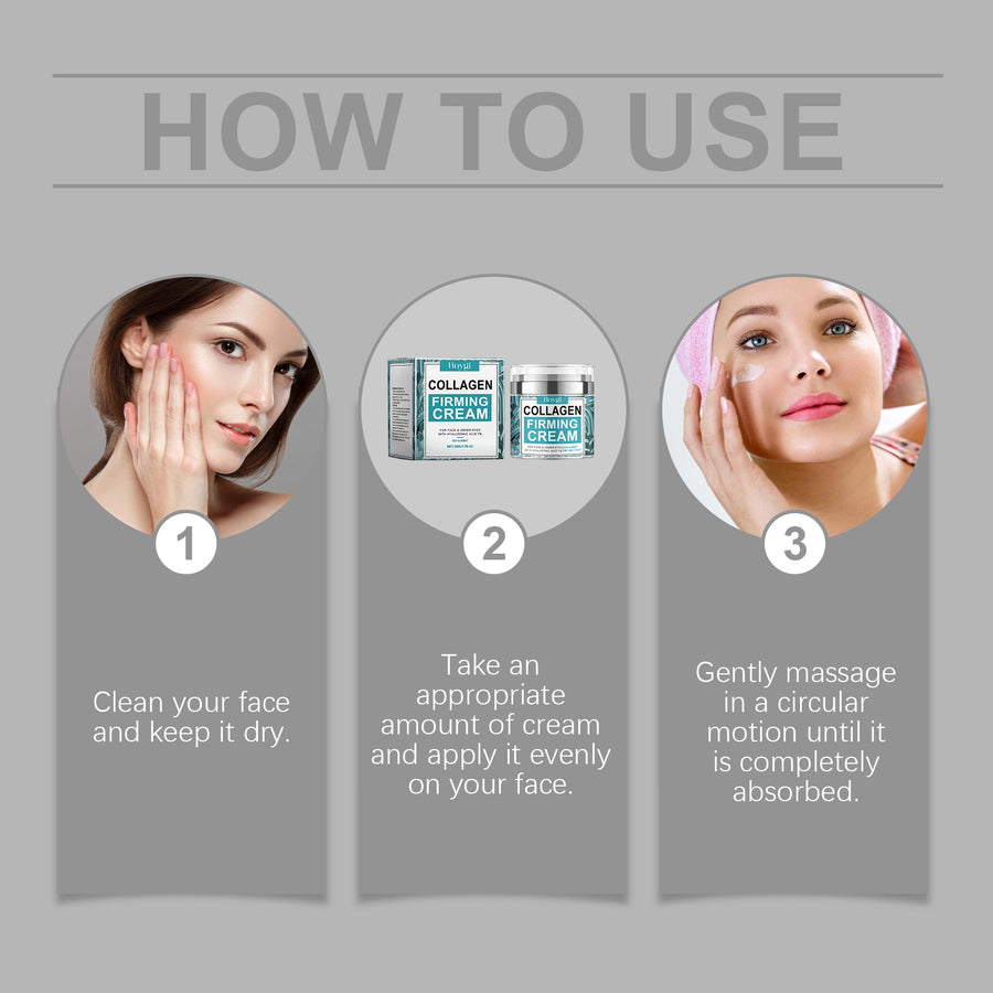 Hyaluronic Acid Face Cream for Firmer, Smooth Skin