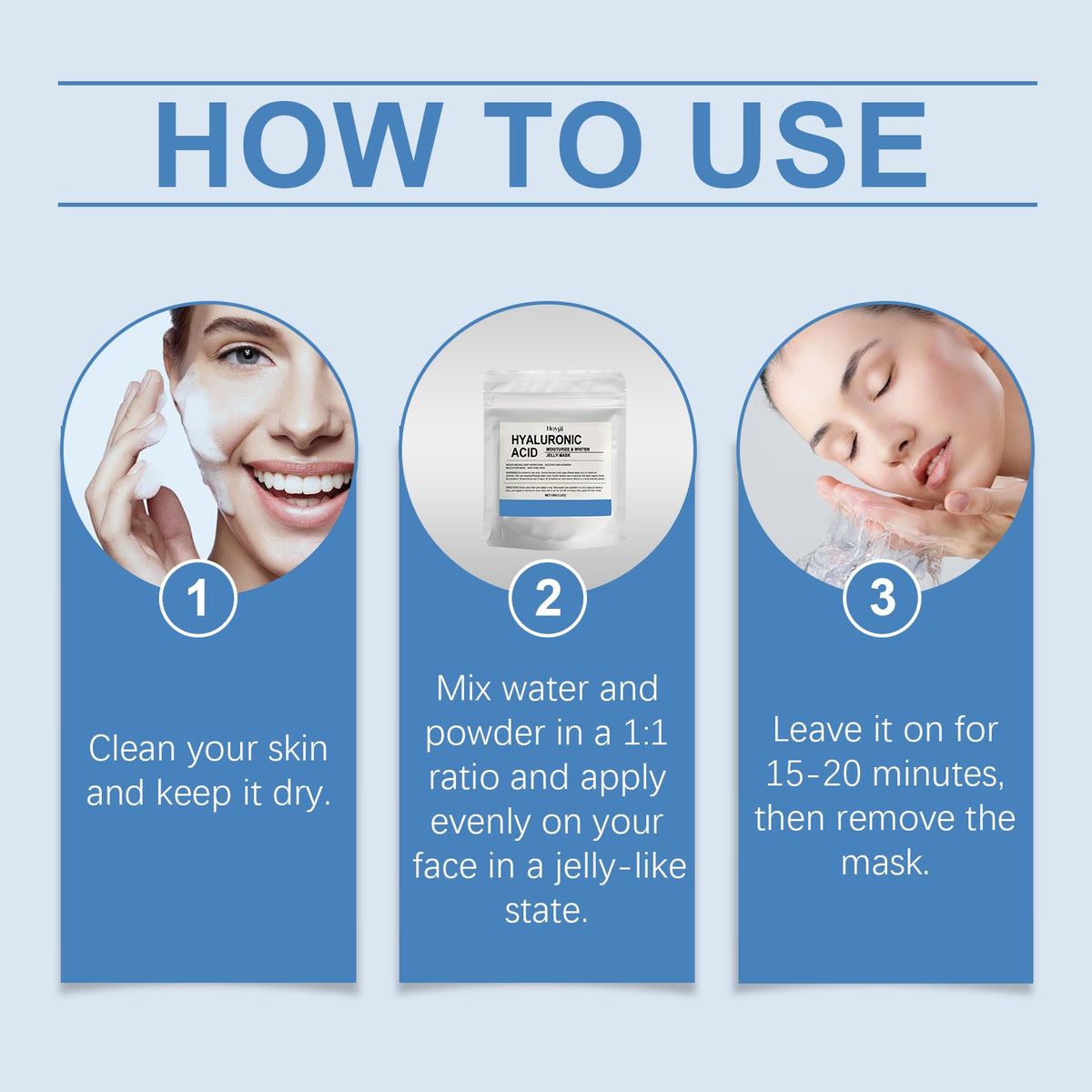 Hyaluronic Acid Jelly Mask for Deep Hydration & Glow