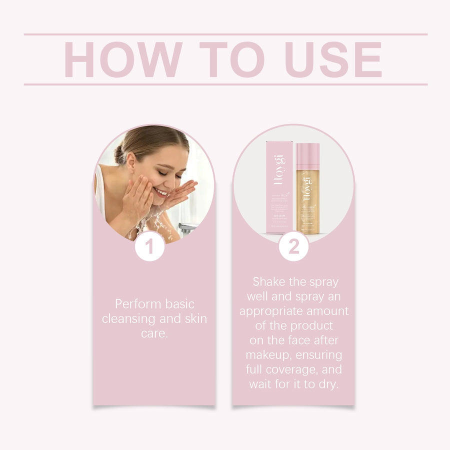 Moisturizing Setting Spray for Long-Lasting Matte Makeup