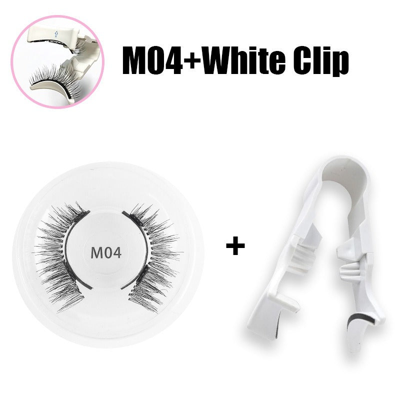 Magnetic False Eyelashes — Natural Thick & Long Look, No Glue