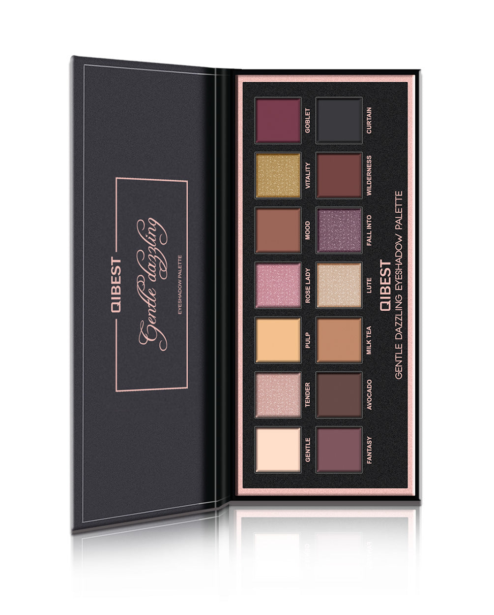 14-Color Eyeshadow Palette for Matte & Glossy Looks
