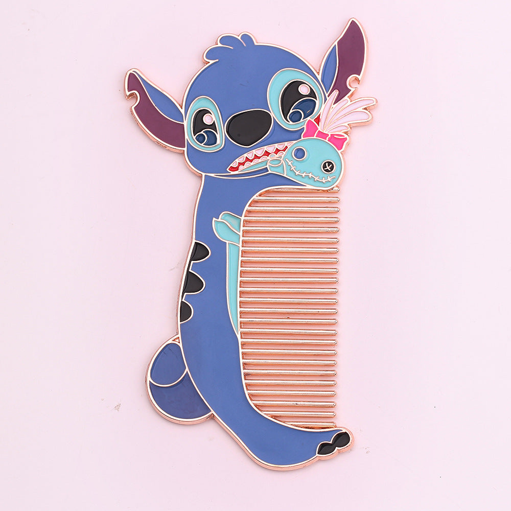Stitch Hair Comb & Pocket Mirror Set — Playful Disney Gift