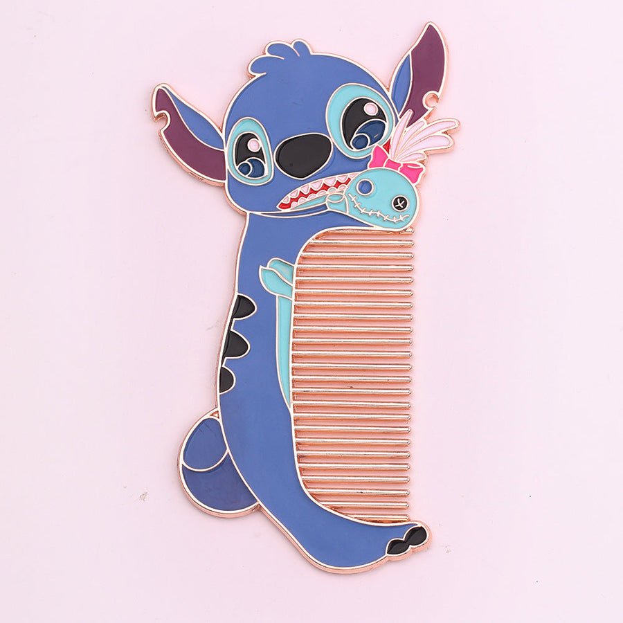 Stitch Hair Comb & Pocket Mirror Set — Playful Disney Gift
