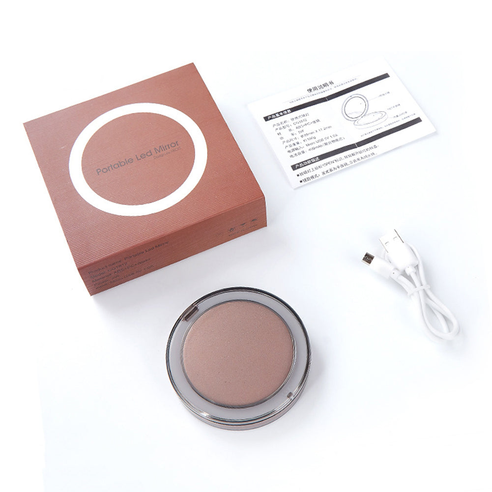 3X Magnifying LED Makeup Mirror for Precise Touch-Ups