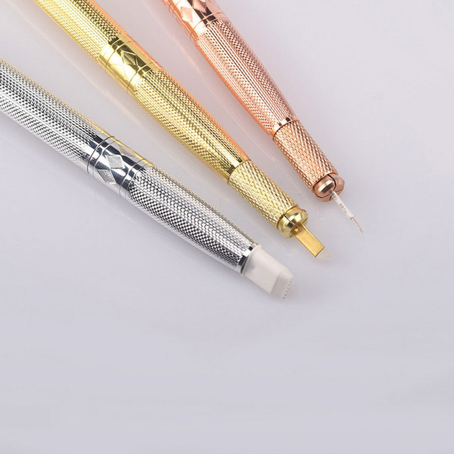 Microblading Eyebrow Pen — Textured Tebori Manual Tool