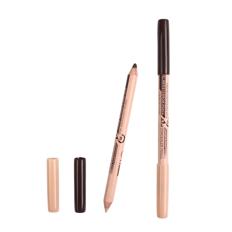 2-in-1 Eyebrow Concealer Pencil Set, 12-Piece Kit