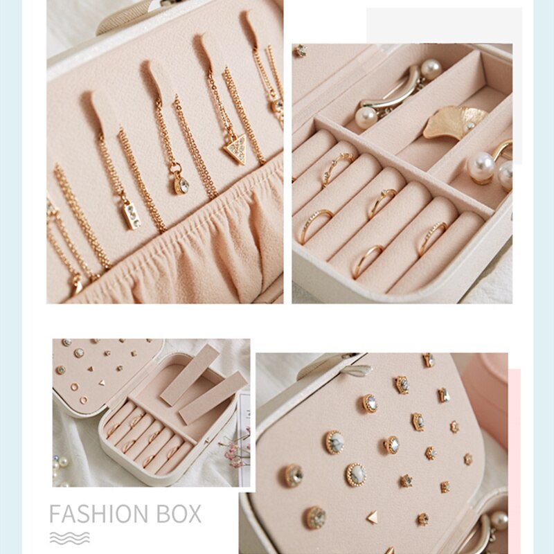 Jewelry Travel Case — Tangle‑Free Organization in Cream