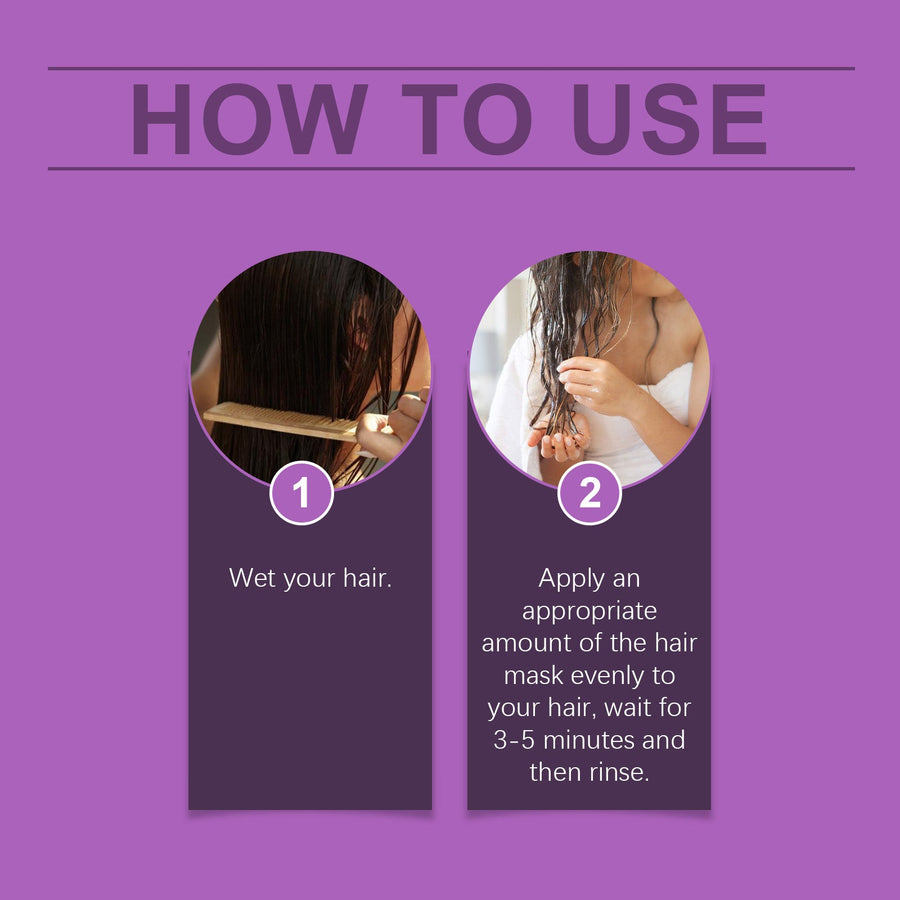 Collagen Hair Mask for Dry, Frizzy Hair and Gloss