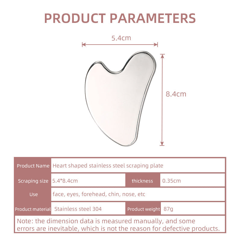 Stainless Steel Gua Sha Tool — Full Body Lymphatic Drainage