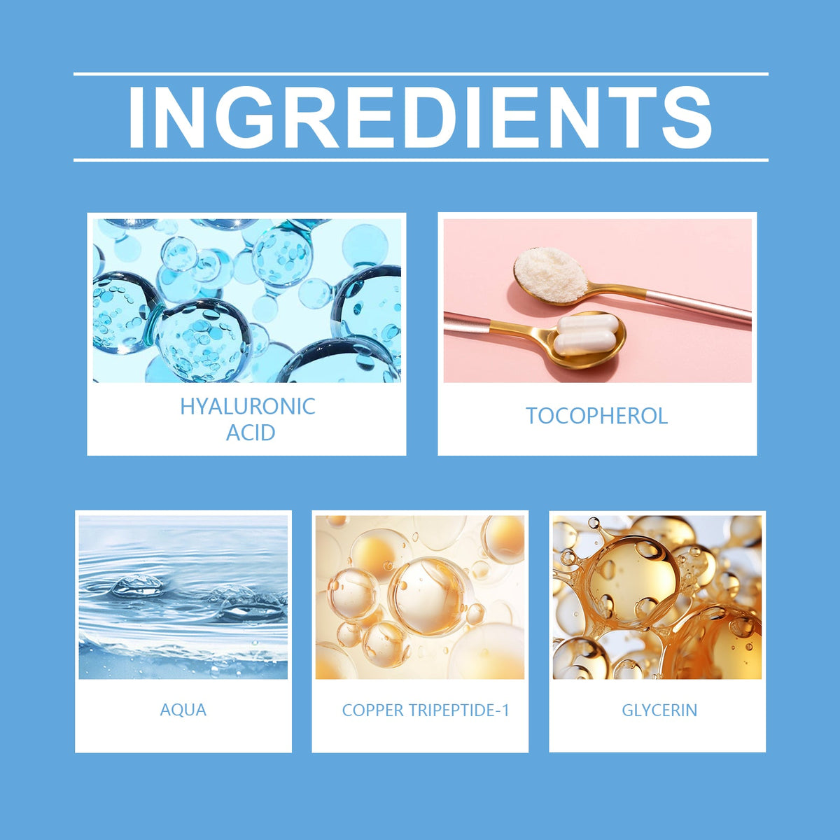Copper Tripeptide 3% Firming Facial Essence Serum