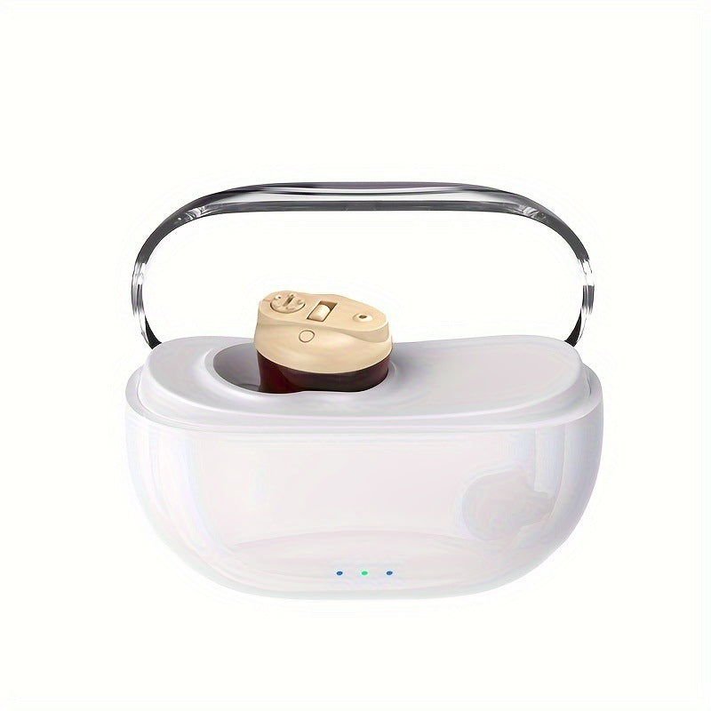 Invisible Hearing Aid — Magnetic Charging, Discreet Amplifier