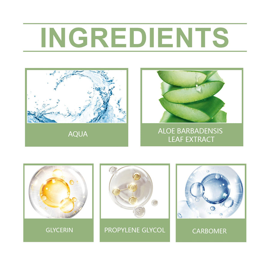 99% Aloe Vera Gel for Face - Soothes & Deep Moisturizes