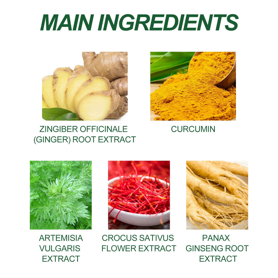 Ginger Wormwood Patches — Relieve Stress & Fatigue, Tone Body