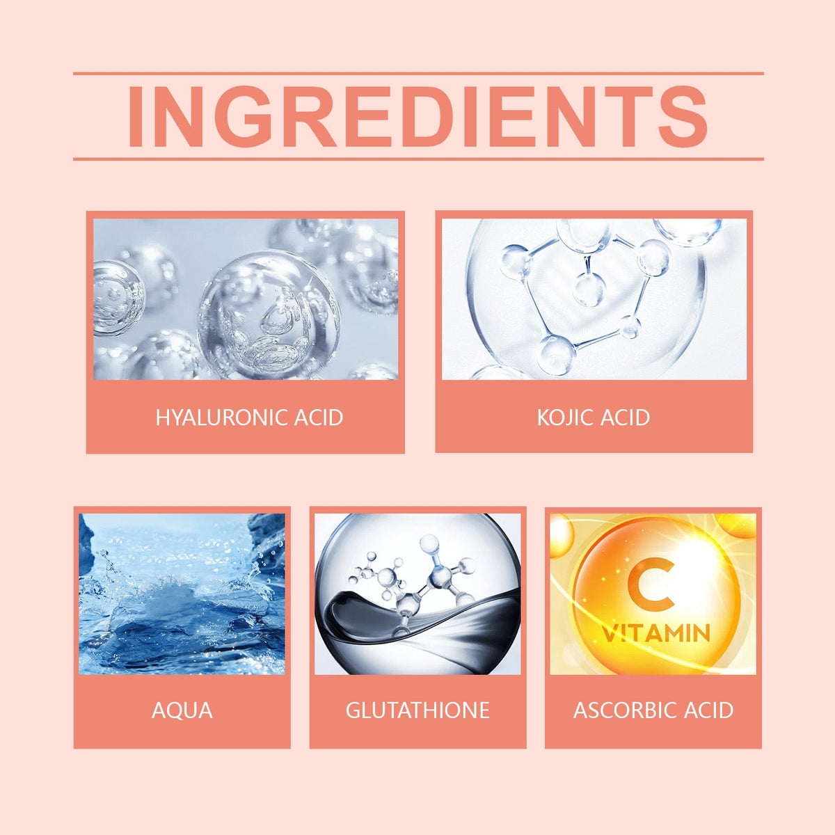 Kojic Acid Glutathione Serum for Even, Bright Skin Tone