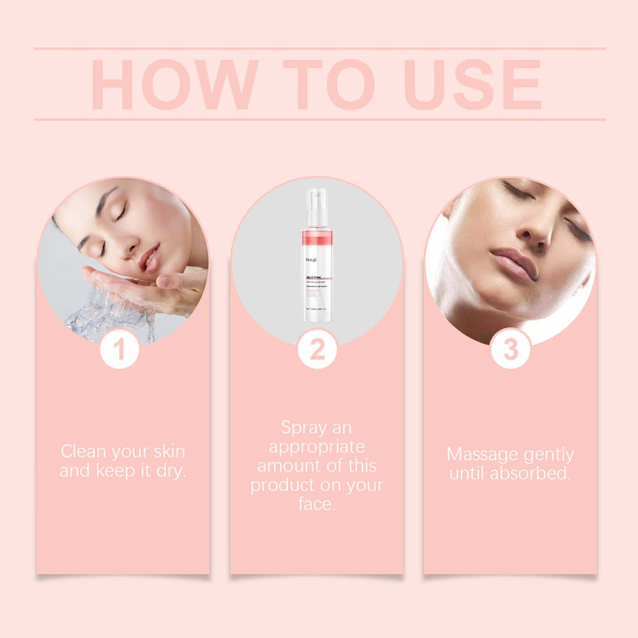 Nicotinamide Rose Mist Spray for Instant Skin Hydration