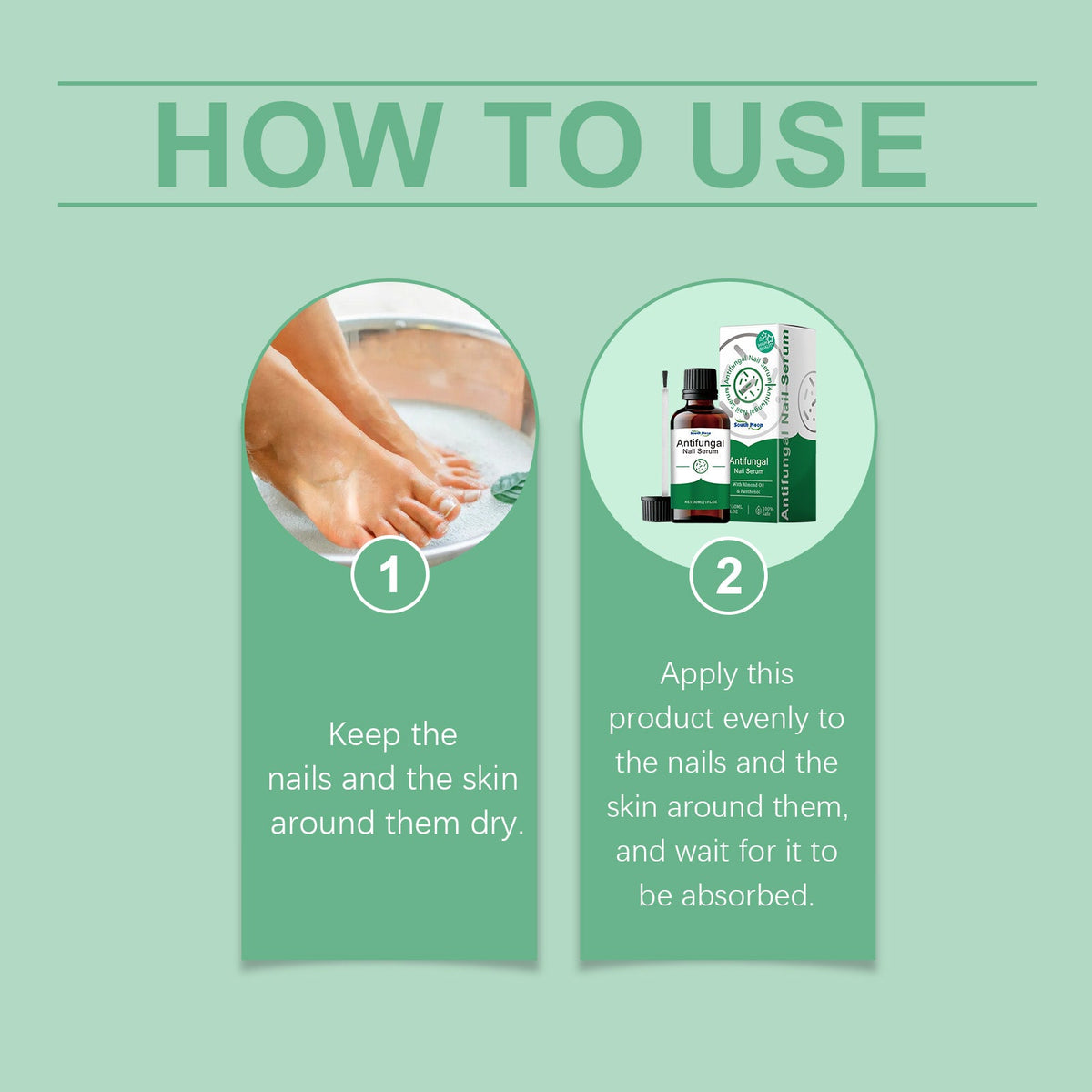 Antifungal Nail Serum for Discolored, Thick Toenails