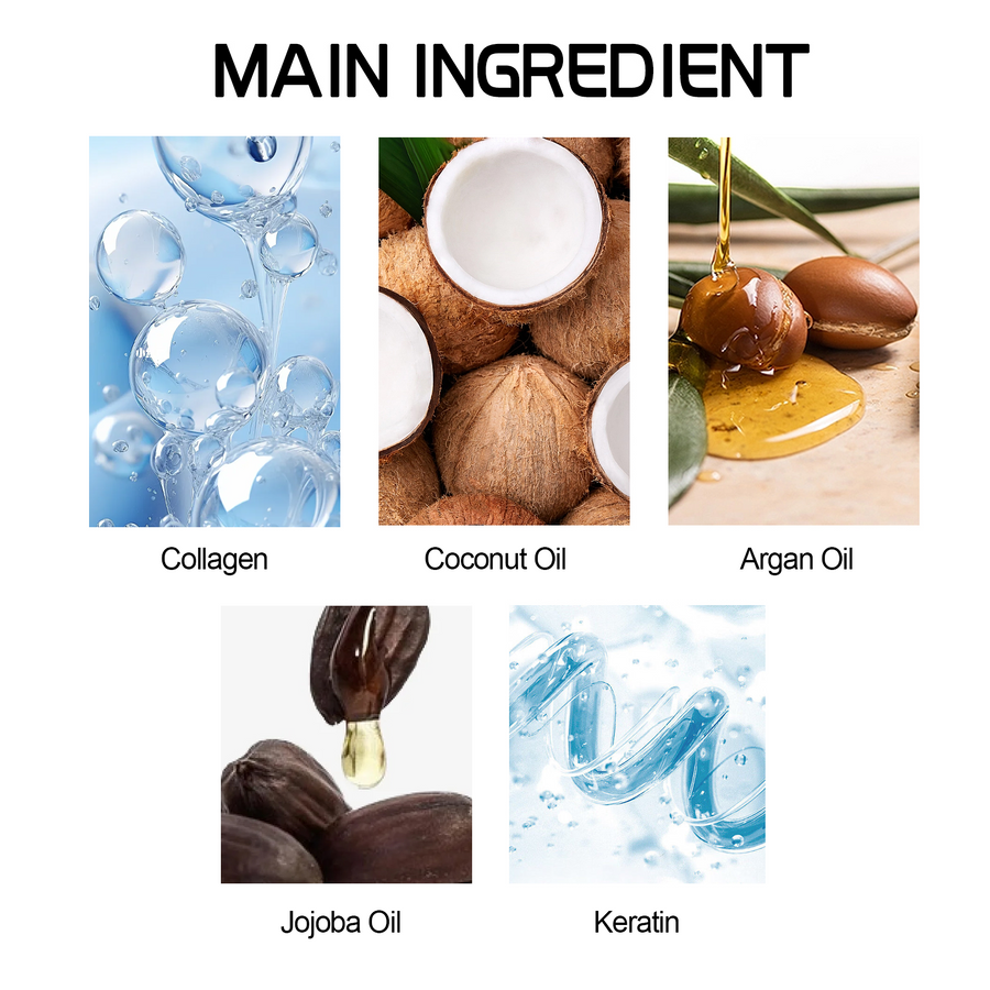 Collagen Hair Mask for Dry, Frizzy Hair & Smooth Shine
