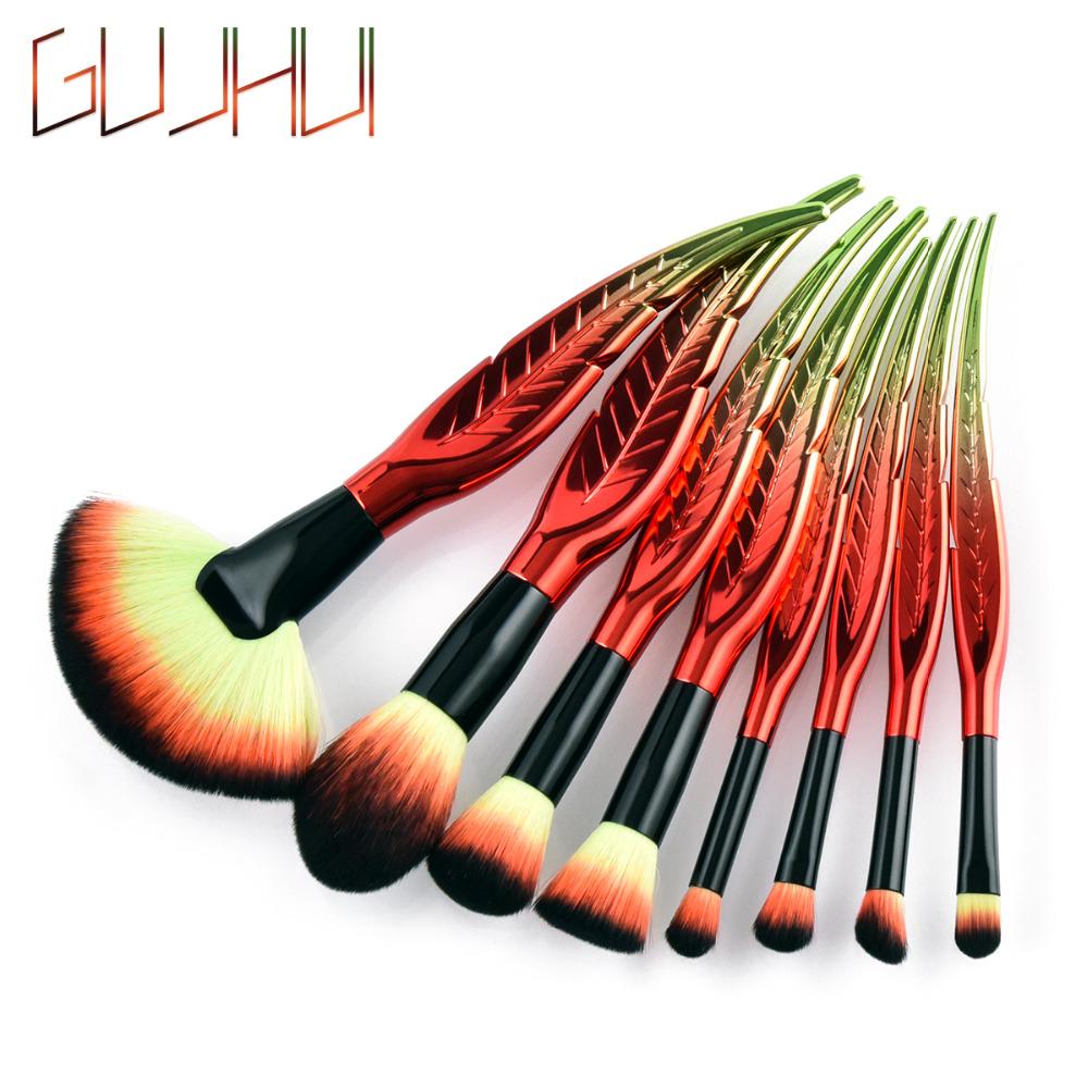 Pro Makeup Brushes Set – Artist‑Worthy Leaf Handles