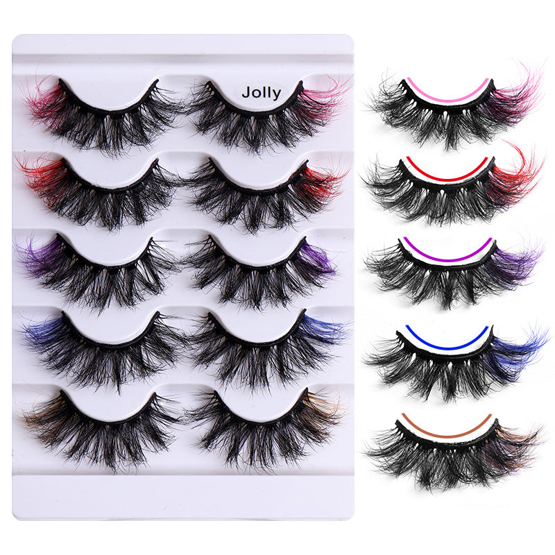 Colorful False Eyelashes for Dramatic Eye Makeup Looks