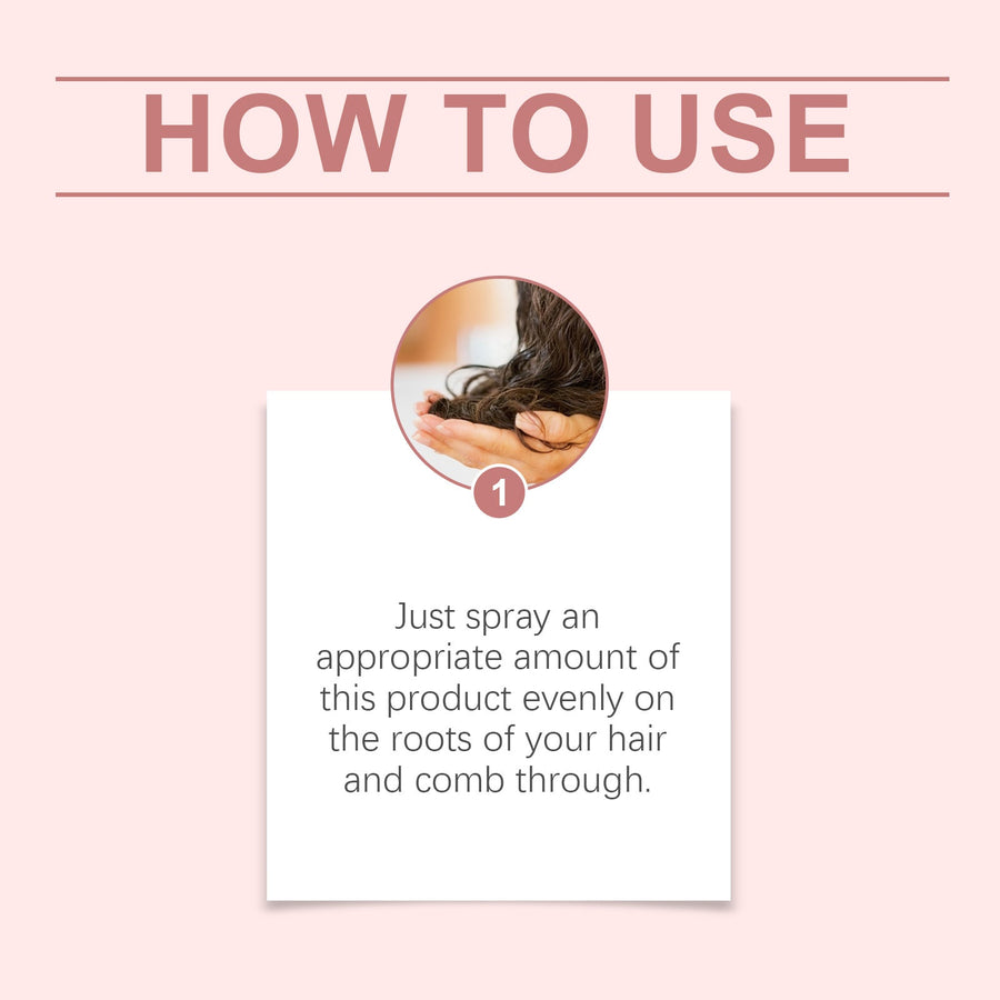 Dry Shampoo Spray for Instant Oil-Free Hair Refresh