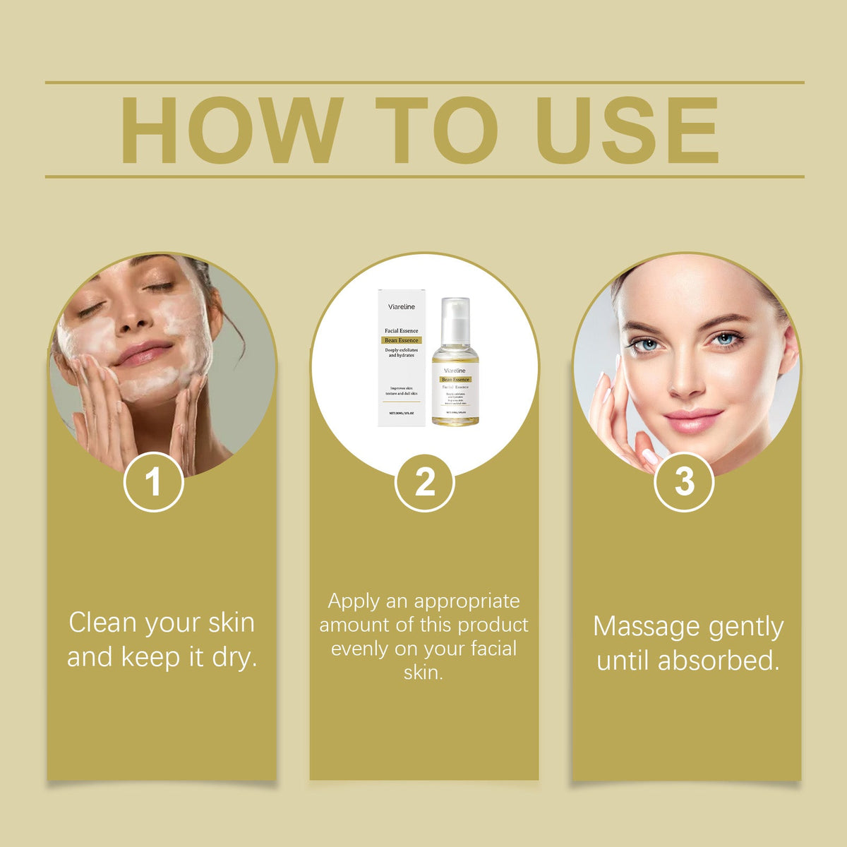 Viareline Facial Essence for Dull, Uneven Skin Tone