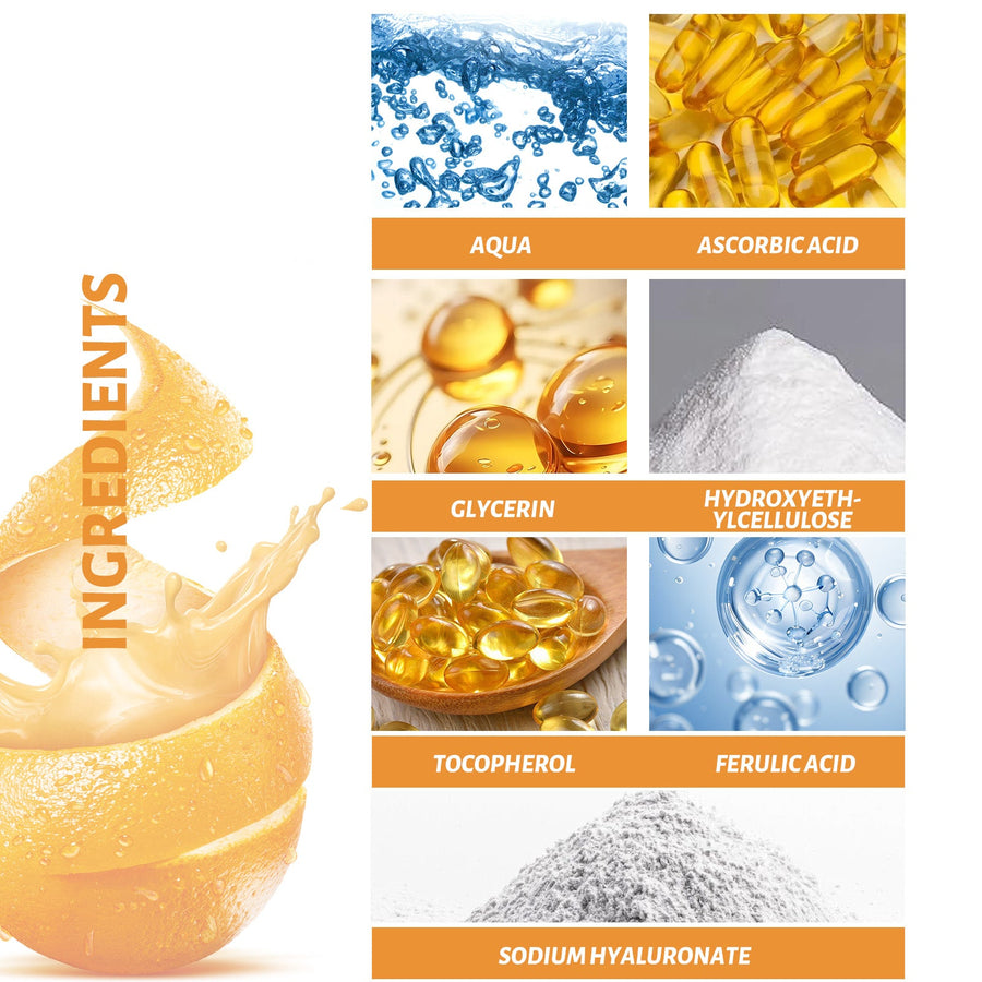Vitamin C+E Serum with Ferulic Acid for Fine Lines